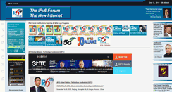 Desktop Screenshot of ipv6forum.org