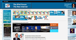 Desktop Screenshot of ipv6forum.com