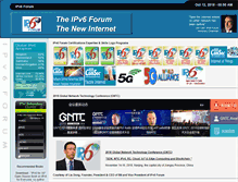 Tablet Screenshot of ipv6forum.com